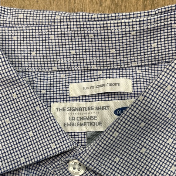 Men's Blue and Gray Patterned Shirts lot of 3, perfect condition - Picture 8 of 10